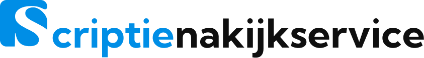 Scriptienakijkservice logo
