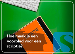 Hoe maak je een voorblad voor een scriptie?